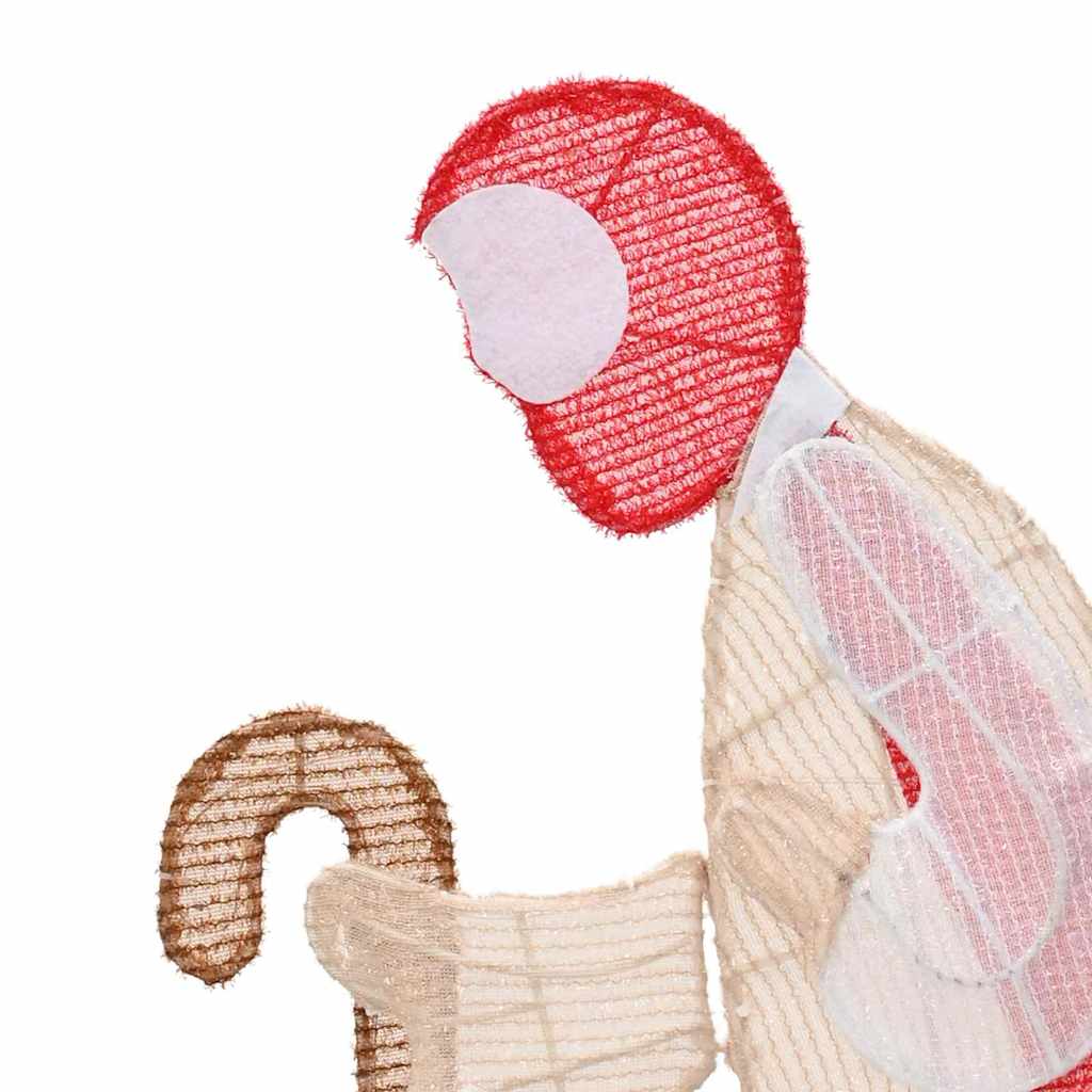 Nativity Scene Warm White 149 x32 x 127.5 cm Polyester